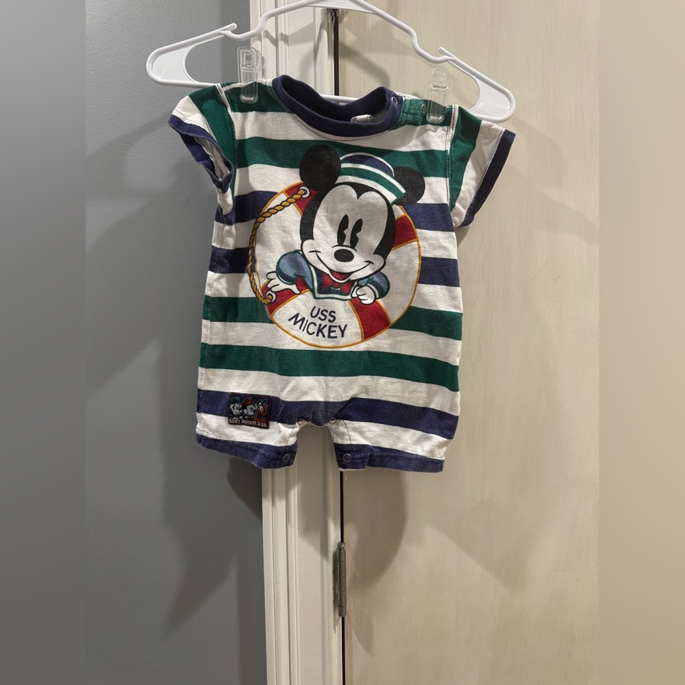 Vintage Mickey AOP Romper